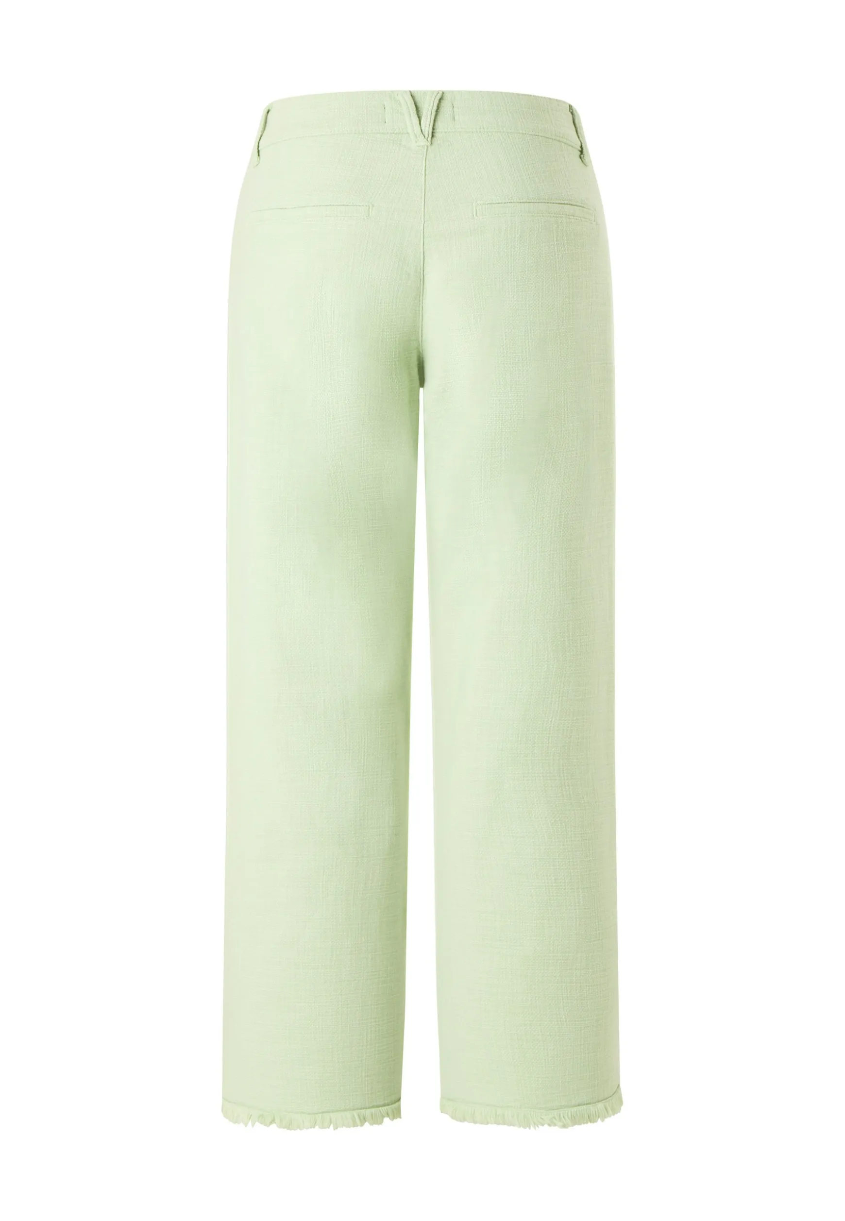 Hose Pocket Culotte mit Fringe-Saum