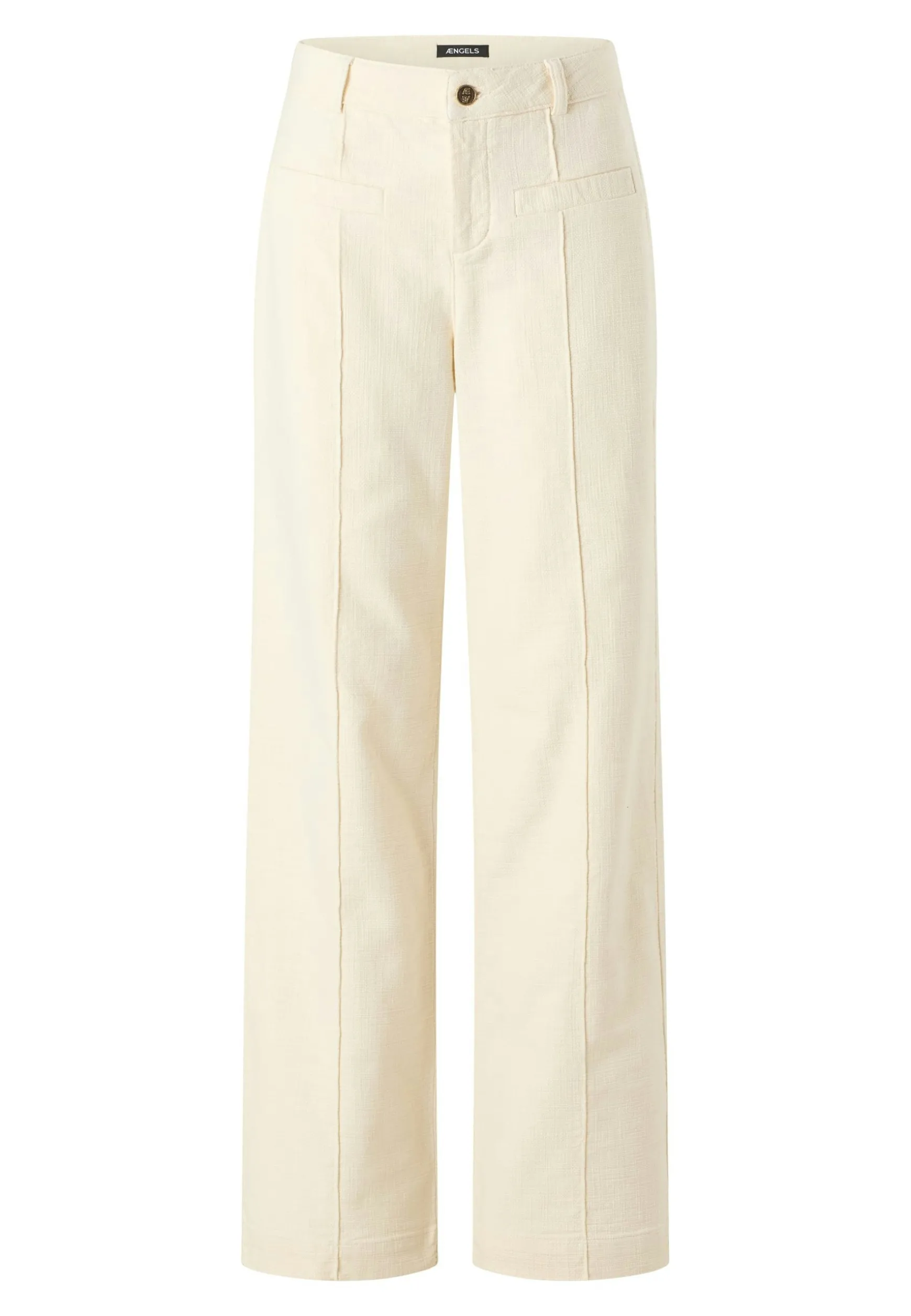 Hose Pocket Wide Legs mit Front-Naht