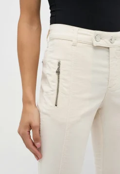 Hose Slim mit Samtstoff