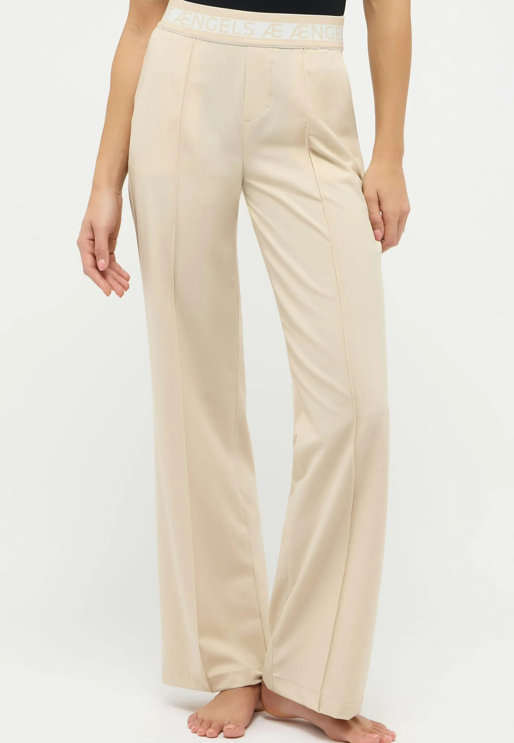 Hose Sporty Wide Leg mit Stretch-Bund