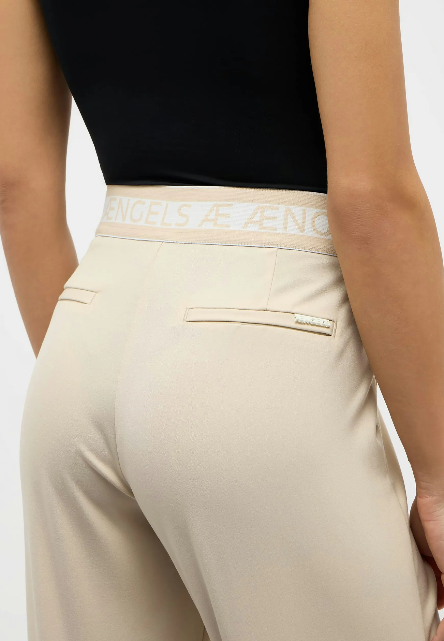 Hose Sporty Wide Leg mit Stretch-Bund