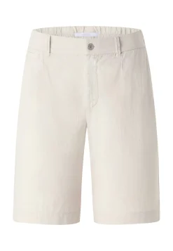 Hose Wide Leg Short mit Leinenoptik