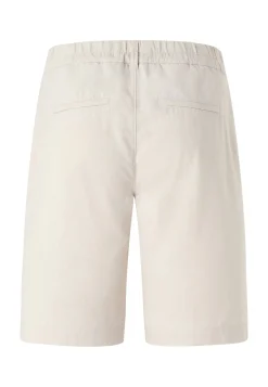 Hose Wide Leg Short mit Leinenoptik
