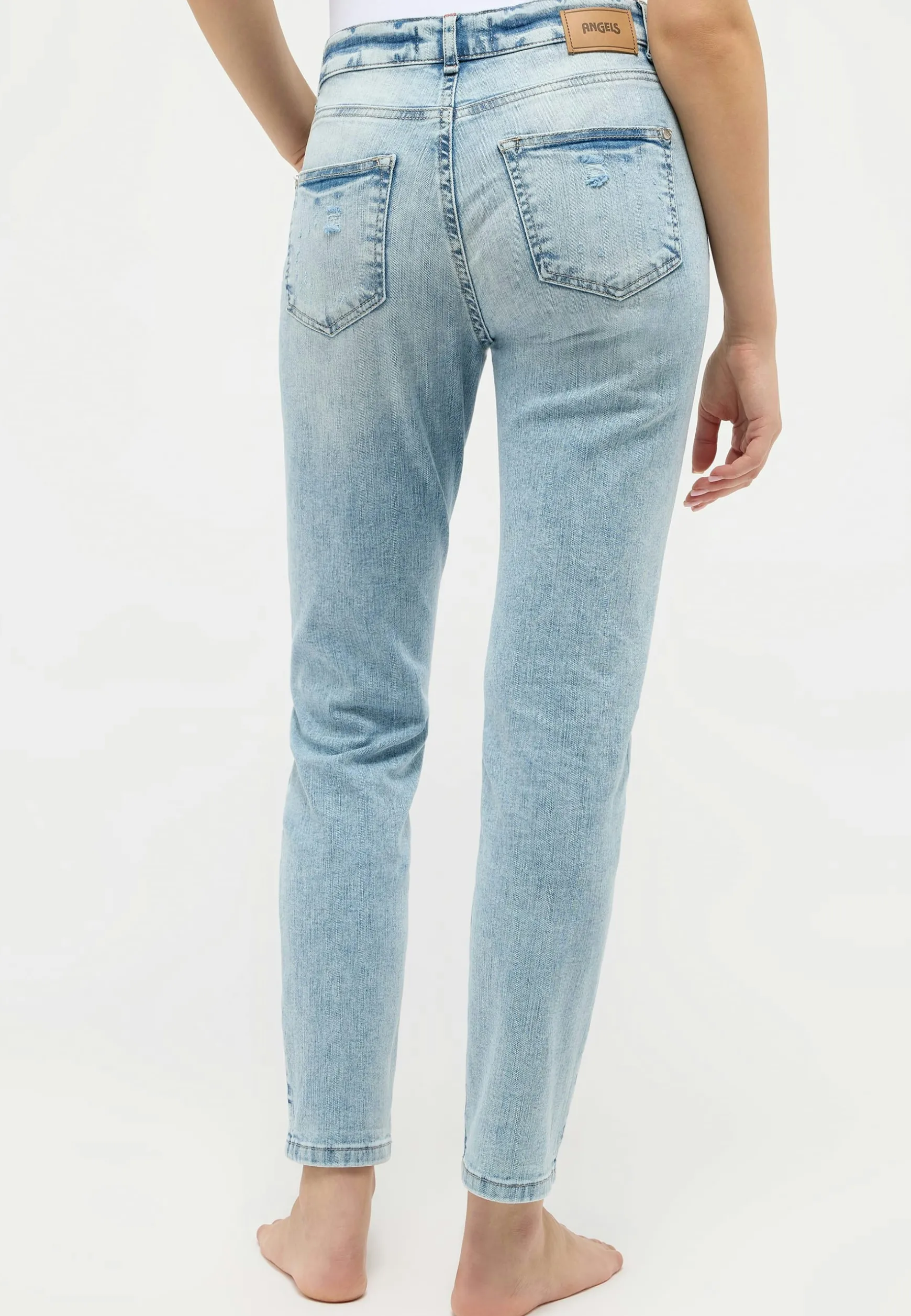 Jeans Boyfriend Destroy Tape