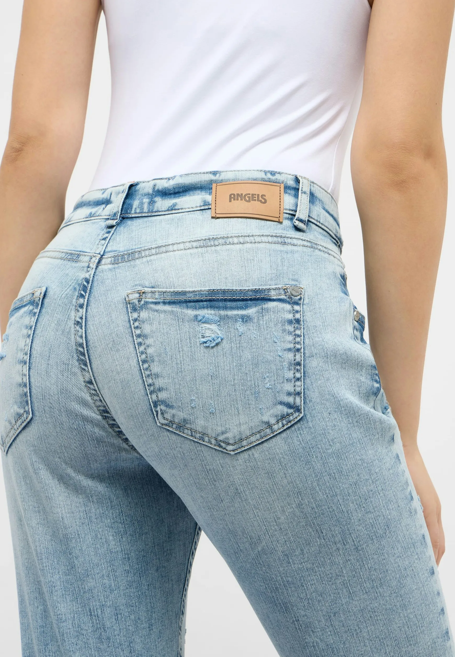 Jeans Boyfriend Destroy Tape