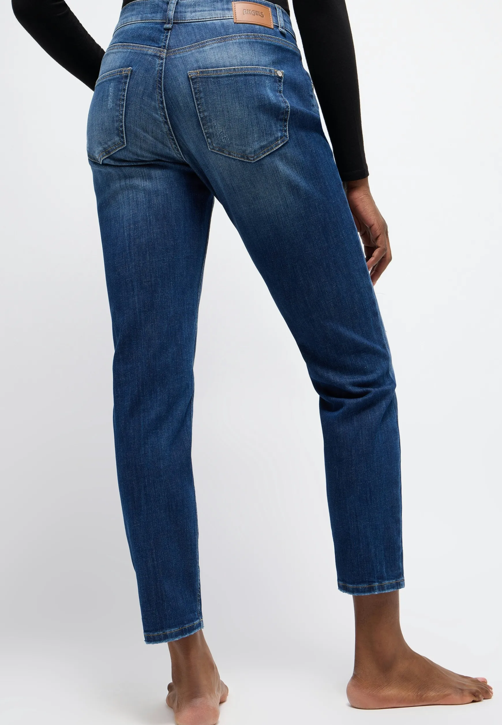 Jeans Boyfriend Glam mit Ziersteinen