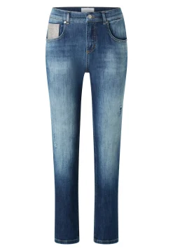 Jeans Boyfriend Glam mit Ziersteinen