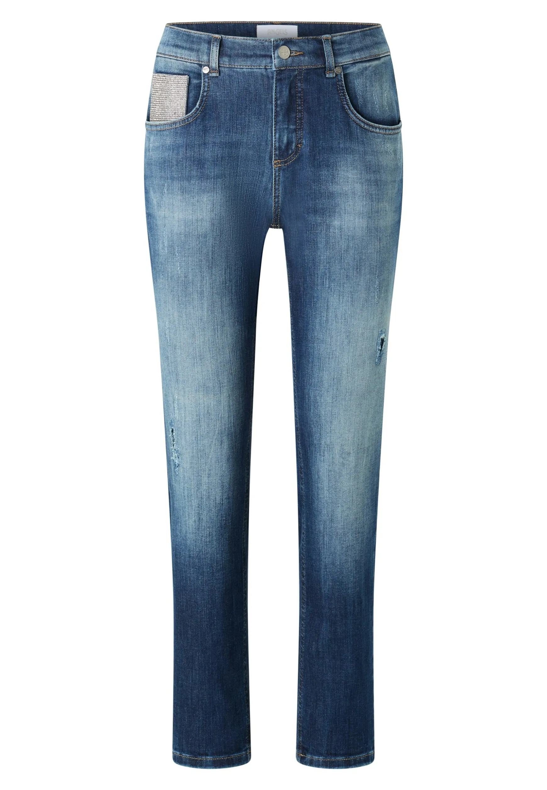Jeans Boyfriend Glam mit Ziersteinen