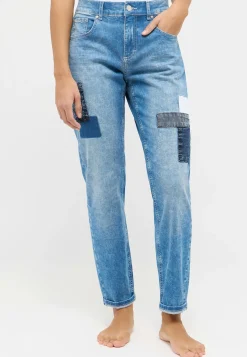 Jeans Boyfriend mit Patches