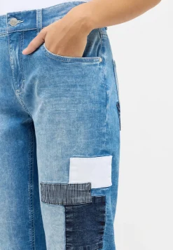 Jeans Boyfriend mit Patches
