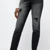 Jeans Boyfriend Sequin mit Pailletten