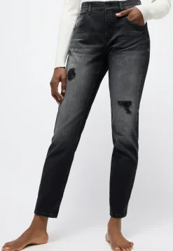 Jeans Boyfriend Sequin mit Pailletten