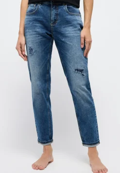Jeans Boyfriend Sequin mit Pailletten