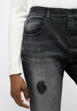 Jeans Boyfriend Sequin mit Pailletten