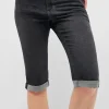 Jeans Capri TU mit Used-Look
