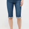 Jeans Capri TU mit Used-Look