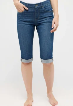 Jeans Capri TU mit Used-Look
