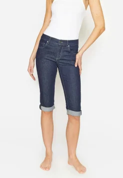Jeans Capri TU mit Used-Look