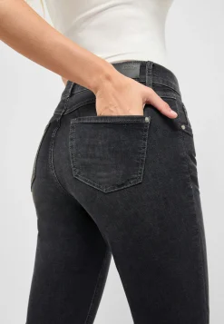 Jeans Capri TU mit Used-Look