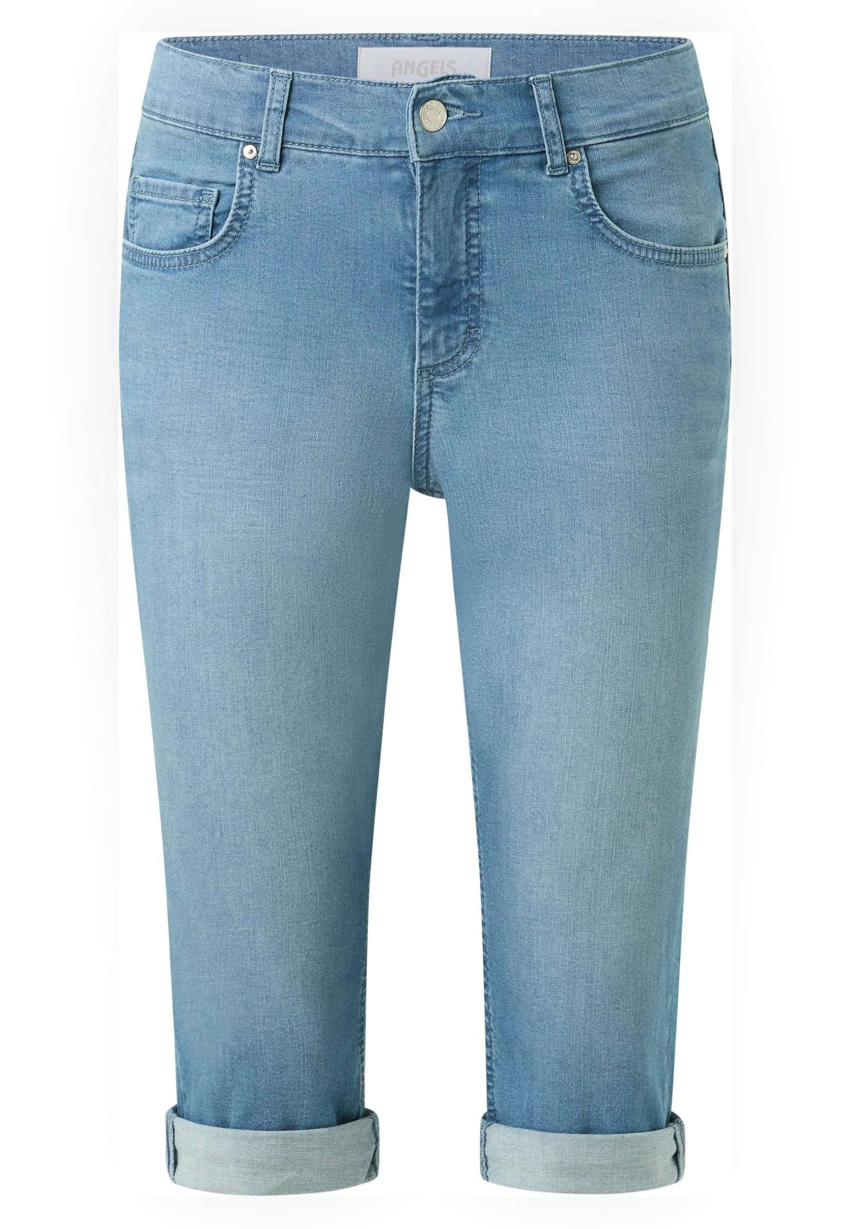 Jeans Capri TU mit Used-Look