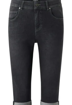Jeans Capri TU mit Used-Look