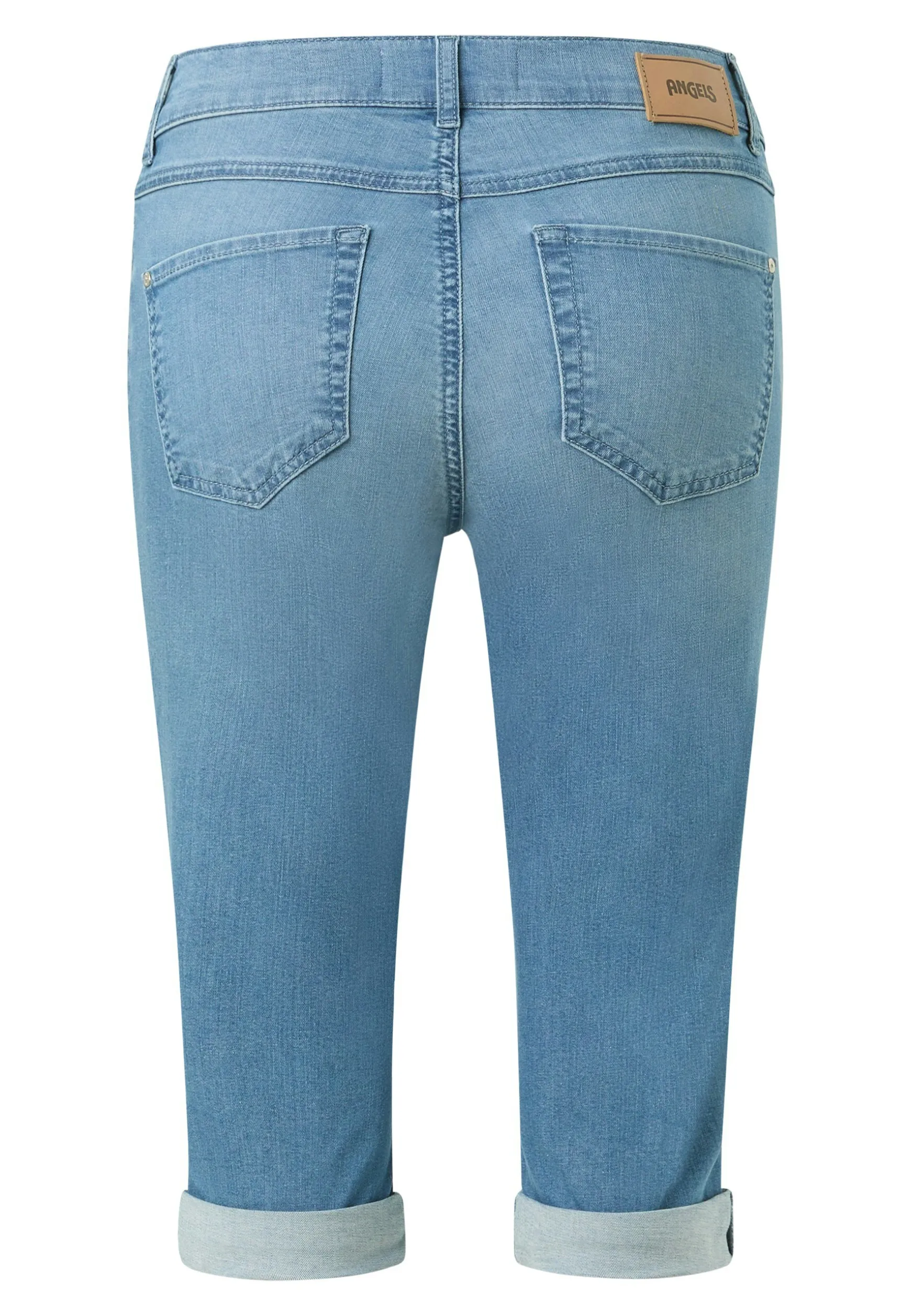 Jeans Capri TU mit Used-Look
