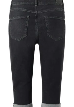Jeans Capri TU mit Used-Look