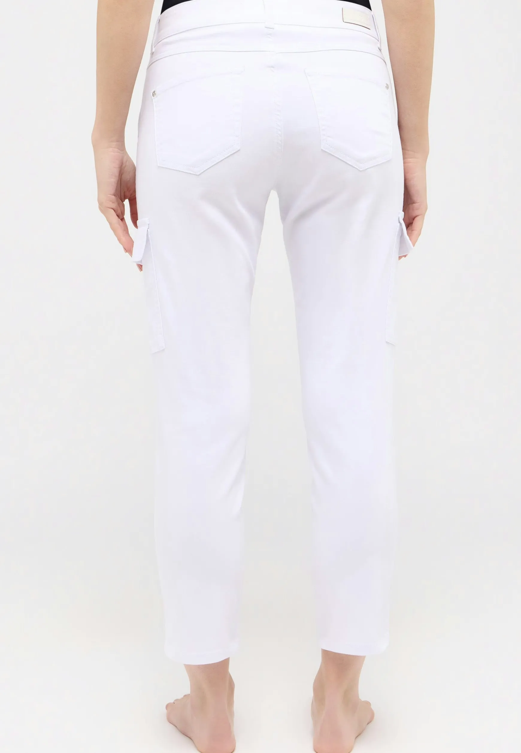 Jeans Cici Crop Slit Cargo
