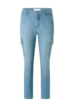 Jeans Cici Crop Slit Cargo