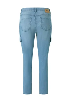Jeans Cici Crop Slit Cargo