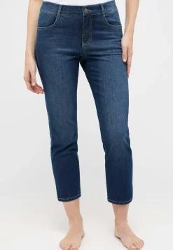Jeans Cici Crop Slit mit Super Stretch Denim