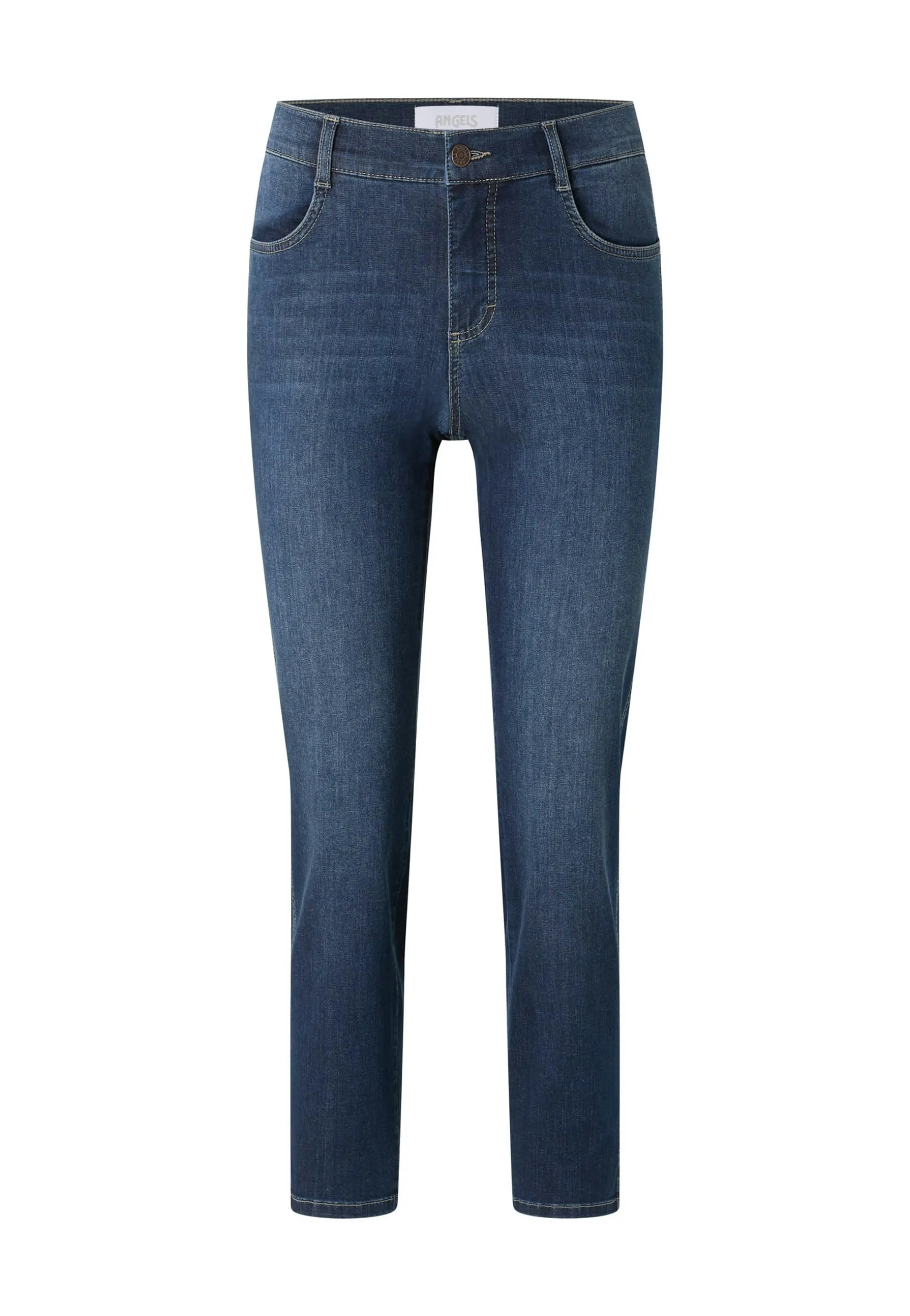 Jeans Cici Crop Slit mit Super Stretch Denim