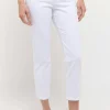 Jeans Cici Crop Slit Sparkle mit Strass