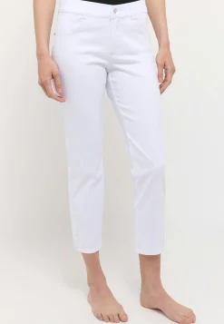 Jeans Cici Crop Slit Sparkle mit Strass