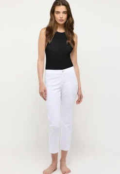 Jeans Cici Crop Slit Sparkle mit Strass