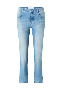 Jeans Cici Crop Slit Sparkle mit Strass