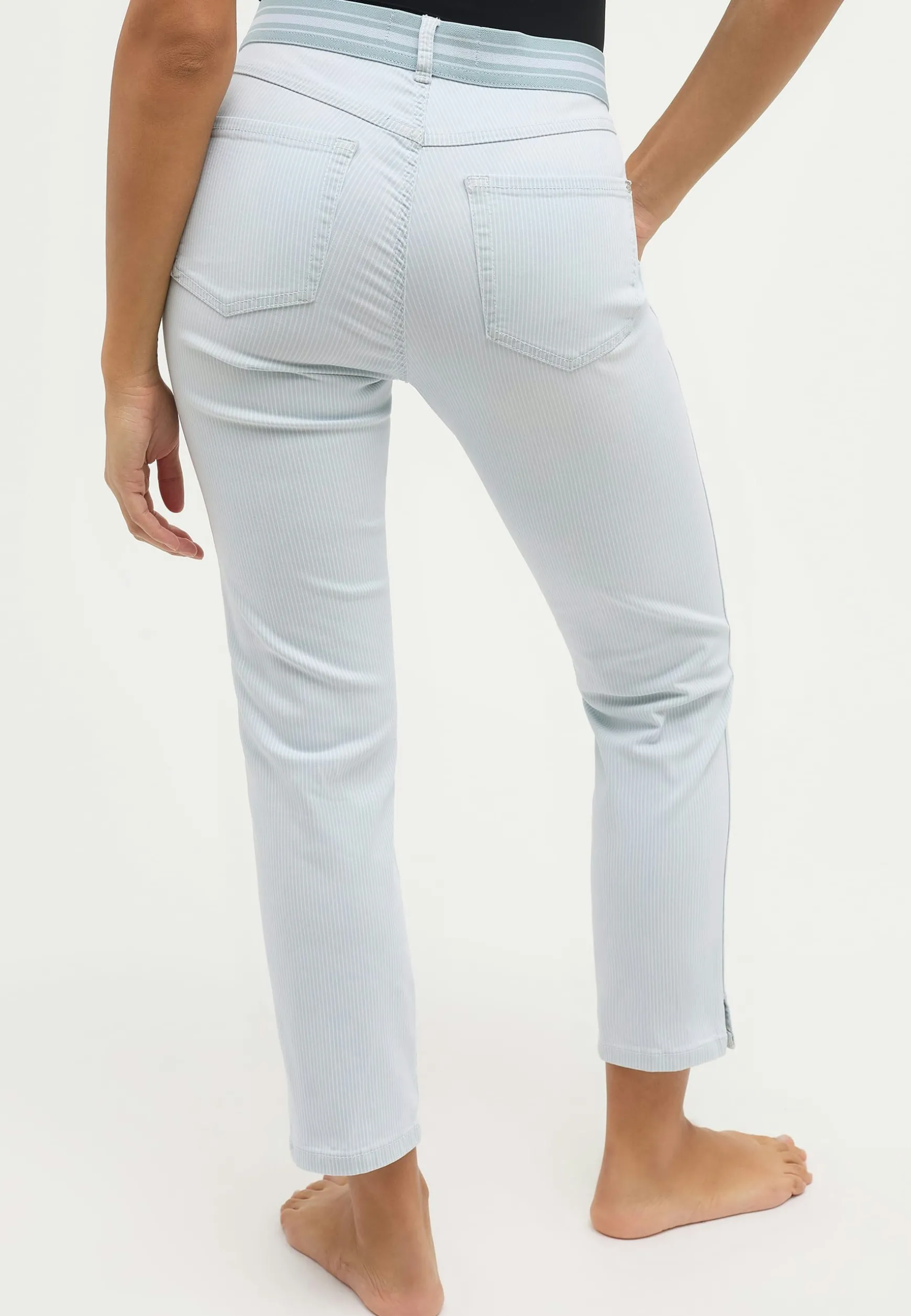 Jeans Cici Crop Slit Sporty