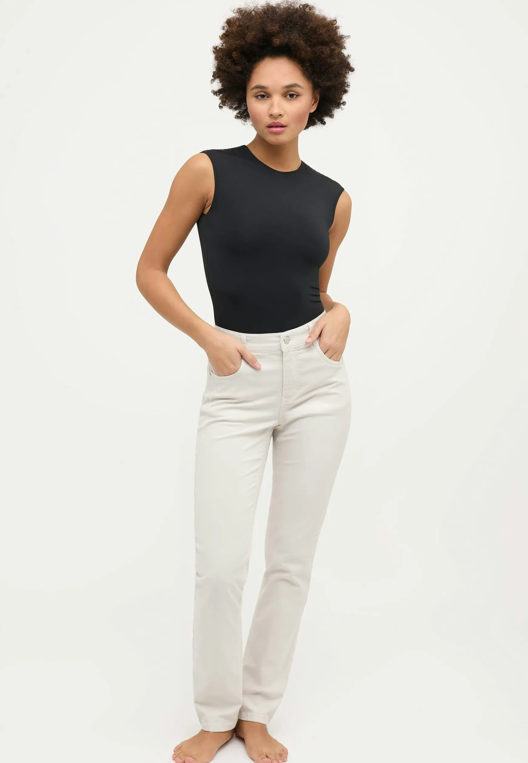 Jeans Cici Detail mit Coloured Denim