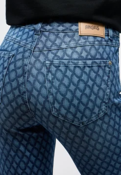 Jeans Cici mit Laser Print