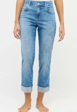 Jeans Cici mit Schmetterlingprint