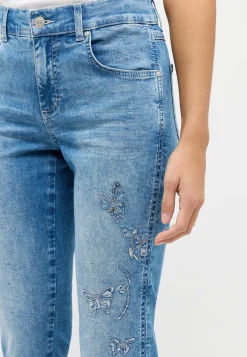 Jeans Cici mit Schmetterlingprint