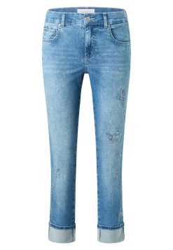 Jeans Cici mit Schmetterlingprint