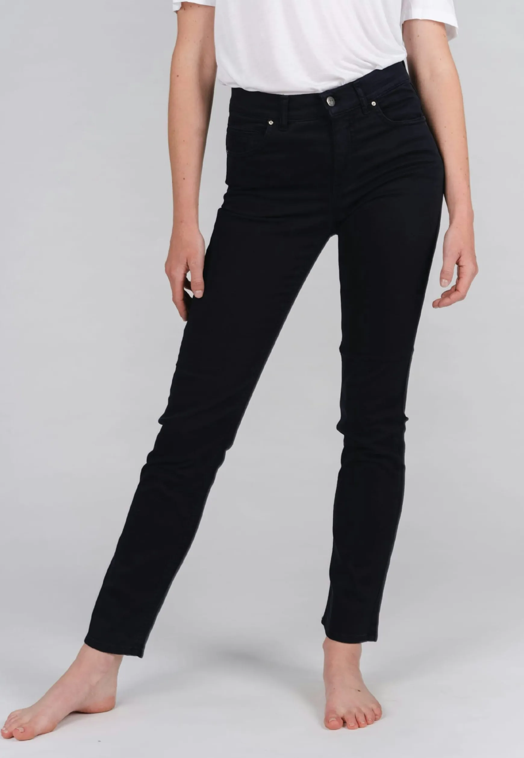 Jeans Cici mit unifarbenem Design