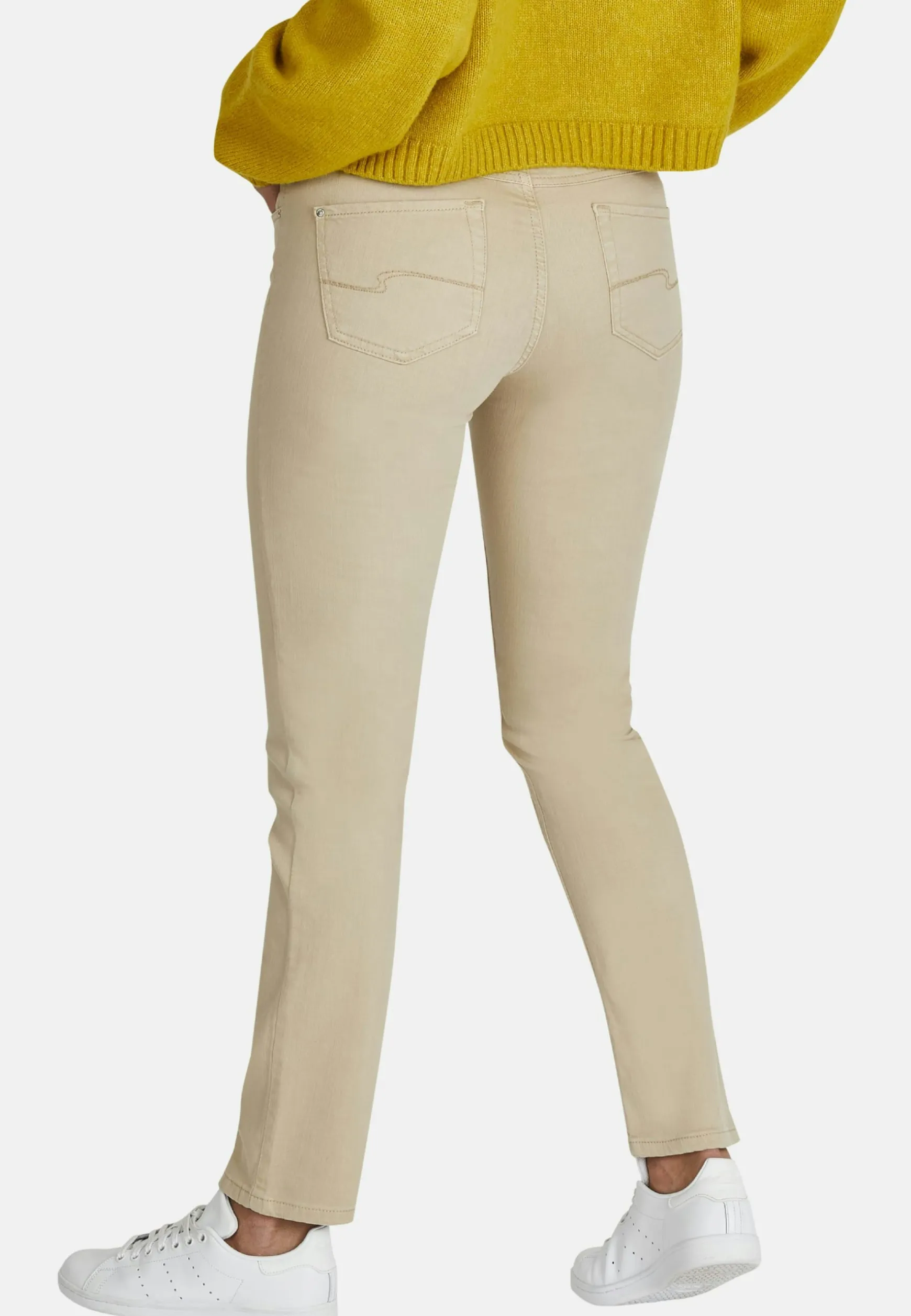 Jeans Cici mit unifarbenem Design