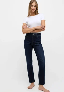 Jeans Cici mit Used-Waschung