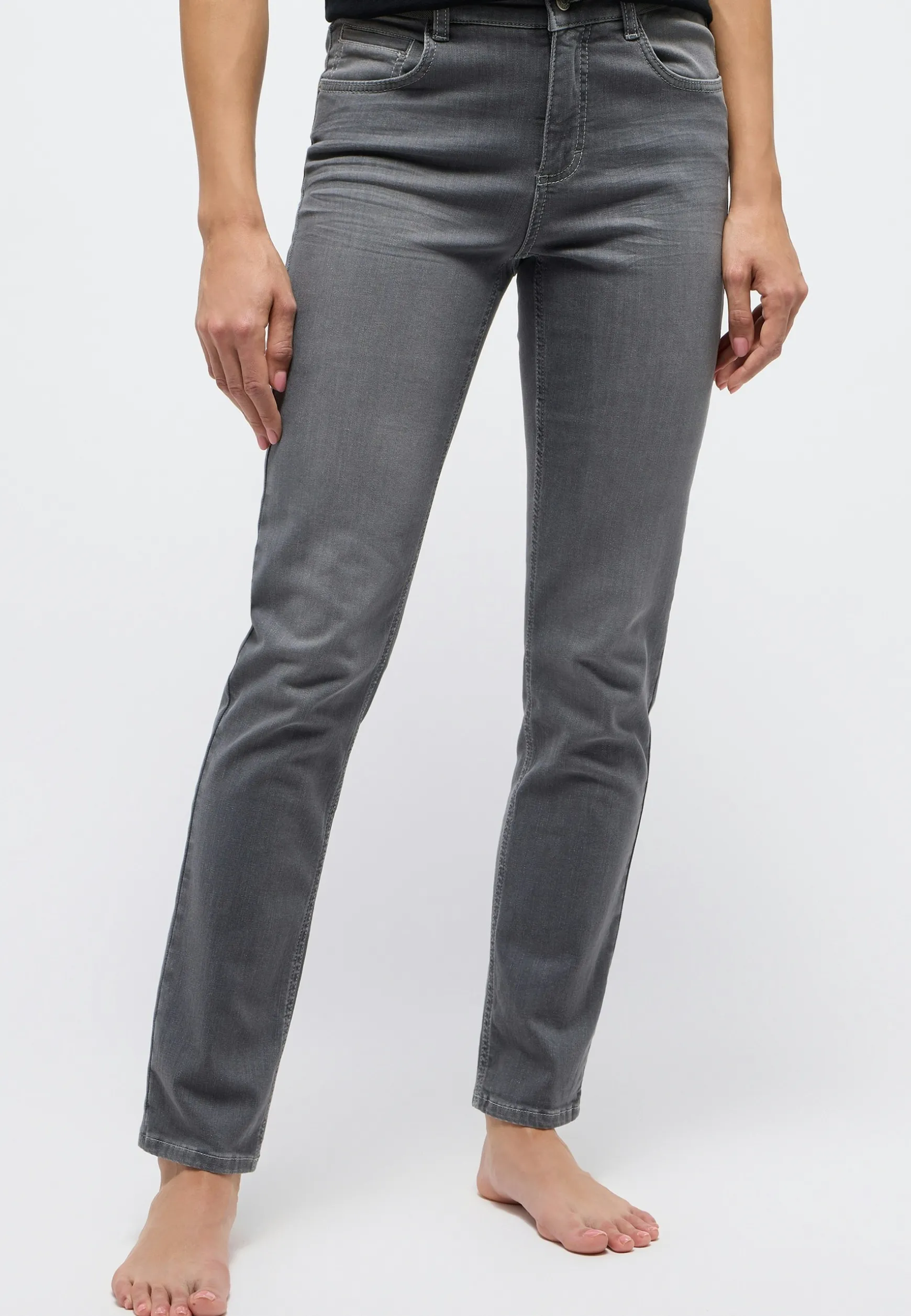 Jeans Cici Sporty mit Stretch-Bund