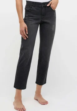 Jeans Darleen Crop Diamond mit Strass