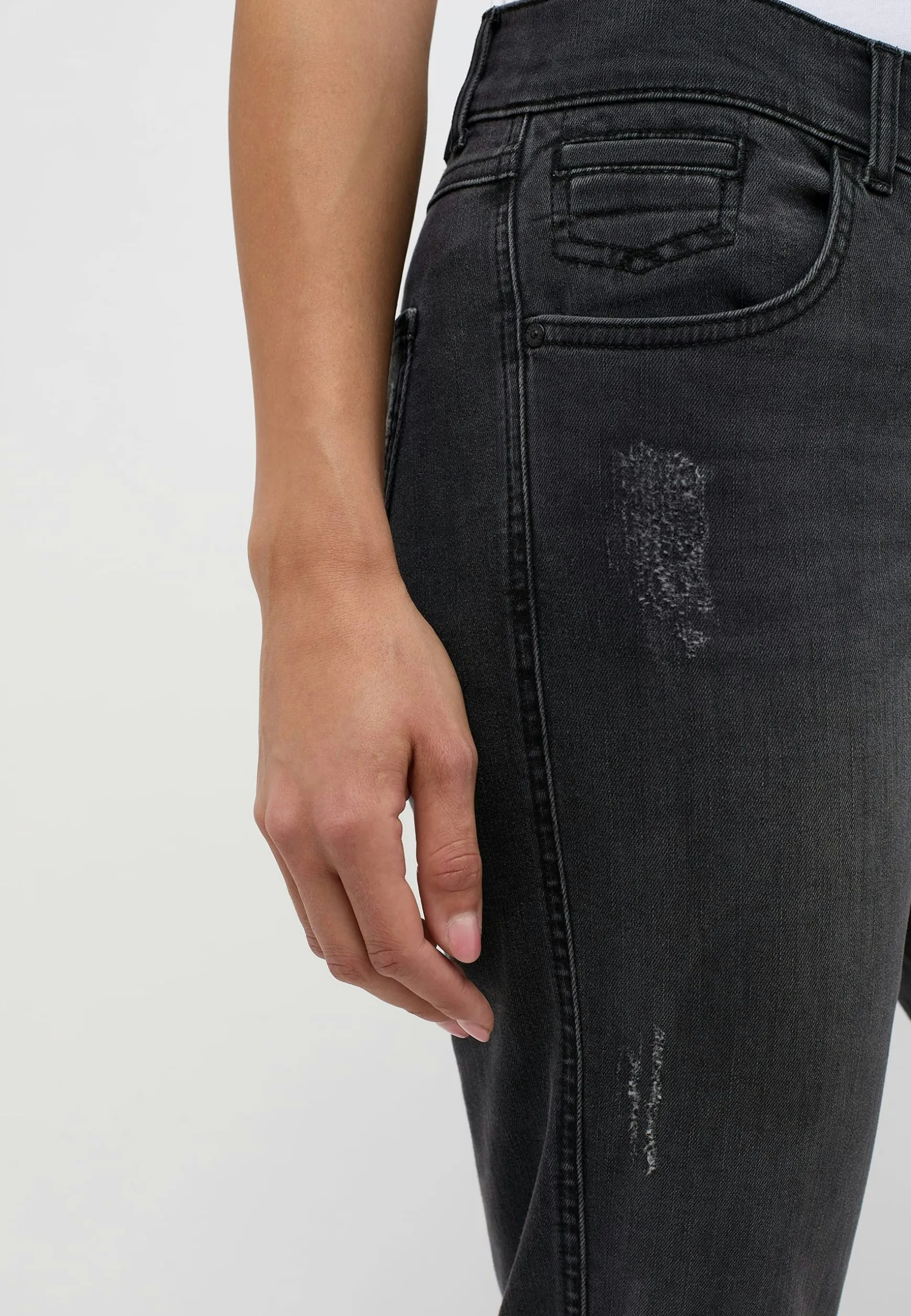 Jeans Darleen Crop Diamond mit Strass