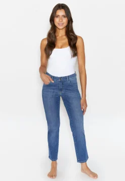 Jeans Darleen Crop mit authentischem Denim
