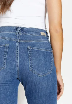 Jeans Darleen Crop mit authentischem Denim